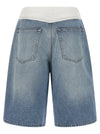 Mm6 Maison Margiela White Carré Bermuda Shorts