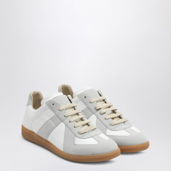 Maison Margiela Grey and white Replica sneakers