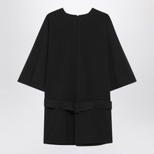  MM6 Maison Margiela Black wool-blend mini dress