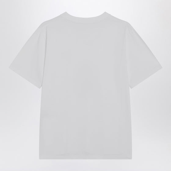 MM6 Maison Margiela White T-shirt with Numeric patch