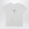 MM6 Maison Margiela Off-white cotton jersey T-shirt with numeric embroidery