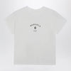 MM6 Maison Margiela Off-white cotton jersey T-shirt with numeric embroidery