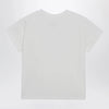MM6 Maison Margiela Off-white cotton jersey T-shirt with numeric embroidery