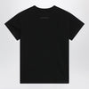 MM6 Maison Margiela Black T-shirt with logo print