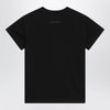 MM6 Maison Margiela Black T-shirt with logo print