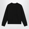 MM6 Maison Margiela Numeric signature crewneck sweatshirt in black cotton