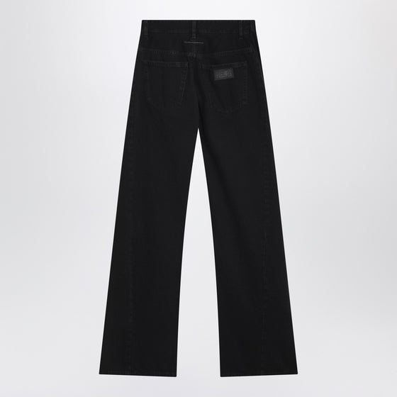 MM6 Maison Margiela Black panelled jeans