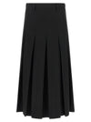 Mm6 Maison Margiela Overlapping Pleated Skirt