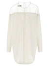 Mm6 Maison Margiela Tulle Insert Shirt