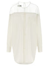 Mm6 Maison Margiela Tulle Insert Shirt