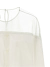 Mm6 Maison Margiela Tulle Insert Shirt