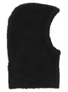 Mm6 Maison Margiela Bouclé Balaclava With Logo