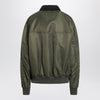 Maison Margiela Khaki green padded nylon bomber jacket