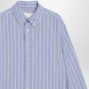 Maison Margiela Light blue striped cotton shirt