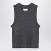 Maison Margiela Grey knitted sleeveless top