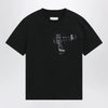Maison Margiela Taped cotton jersey T-shirt in black