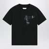 Maison Margiela Taped cotton jersey T-shirt in black