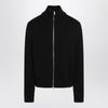 Maison Margiela Black ribbed wool cardigan