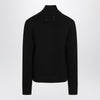 Maison Margiela Black ribbed wool cardigan