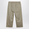 Maison Margiela Low-crotch cotton gabardine trousers in beige