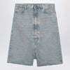 Maison Margiela Low-crotch denim bermuda shorts in ice blue