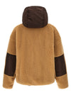 Dsquared2 Teddy Reversible Jacket With Logo Patch