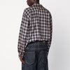Magliano X D2 Charcoal cotton checked shirt