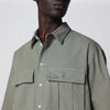 Dsquared2 Military green cotton shirt