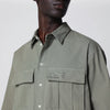 Dsquared2 Military green cotton shirt