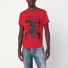  Magliano X D2 Red T-shirt with logo print