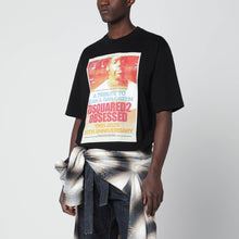  Magliano X D2 Black T-shirt with logo print