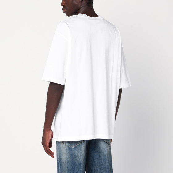 Magliano X D2 White T-shirt with logo print
