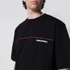 Dsquared2 Loose-fit cotton jersey T-shirt with logo in black