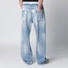Dsquared2 Light-wash blue denim jogger jeans