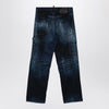 Dsquared2 Navy blue jeans in washed denim
