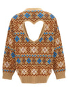 Dsquared2 Heart Vintage Shetland Cardigan