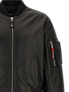 Dsquared2 Leather Bomber Jacket