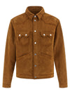 Dsquared2 Suede Boxy Shirt Jacket