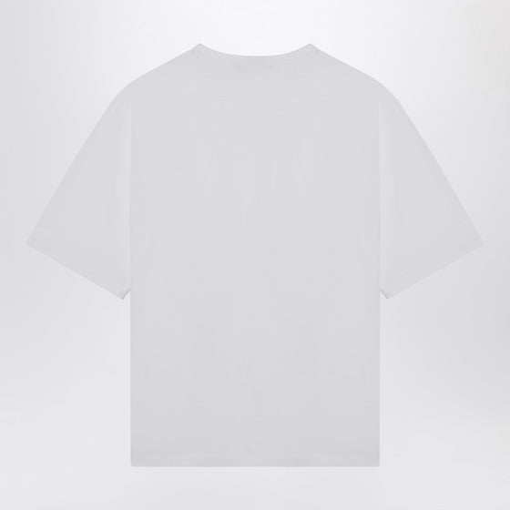 Dsquared2 White cotton T-shirt with logo