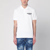 Dsquared2 White polo in cotton with logo