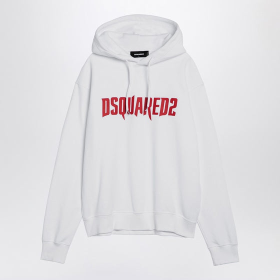 Dsquared2 White cotton hoodie