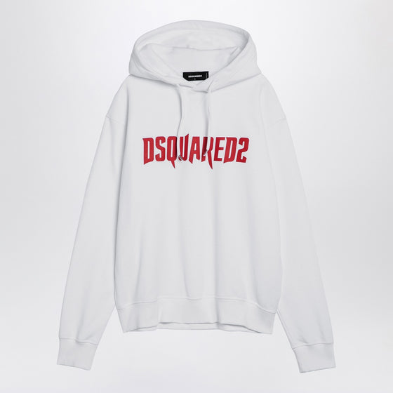 Dsquared2 White cotton hoodie