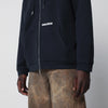 Dsquared2 Zip-up hoodie in stretch cotton, blue