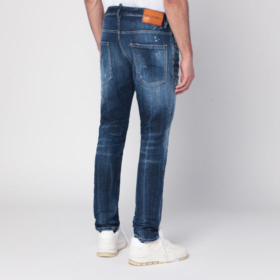 Dsquared2 Medium Easy Wash Tidy Biker Jeans