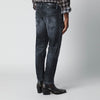Dsquared2 Slim black washed jeans with distressed details