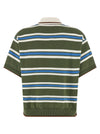 Dsquared2 Striped Knit Polo Shirt