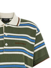 Dsquared2 Striped Knit Polo Shirt