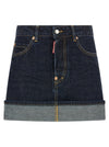 Dsquared2 Cimosa Authentic Japanese Denim Skirt