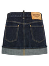 Dsquared2 Cimosa Authentic Japanese Denim Skirt
