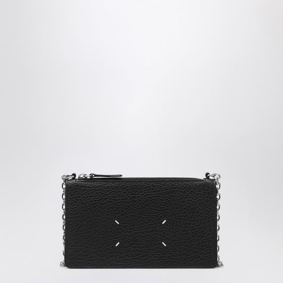 Maison Margiela Black card holder with shoulder strap
